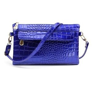 Women's Leather Crossbody Messenger Bag Clutch Purse Wristlet Handbags